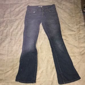 Size- 0 short court bootcut blue Jeans